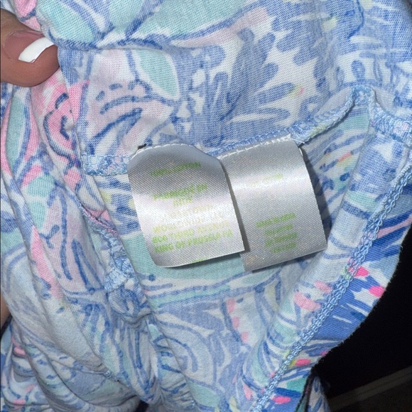 Lilly Pulitzer LORO Floral tank swing Dress, size Large - Picture 6 of 7